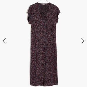 Madewell Easy Midi Dress  Floral Small